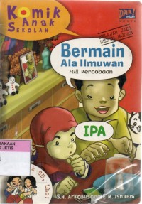 Image of Komik anak sekolah bermain ala ilmuwan