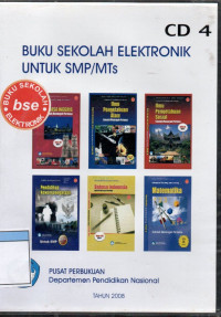 Image of Buku Sekolah Elektronik Untuk SMP/MTs CD 4