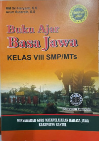 Image of Buku ajar Basa Jawa kelas VIII SMP/MTS