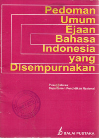 Image of Pedoman Umum Ejaan Bahasa Indonesia Yang Disempurnakan