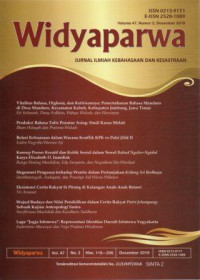 Image of Widyaparwa vol 47